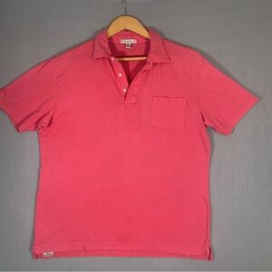Peter Millar Vibrant Pink Coral Polo Shirt Mens Size Medium